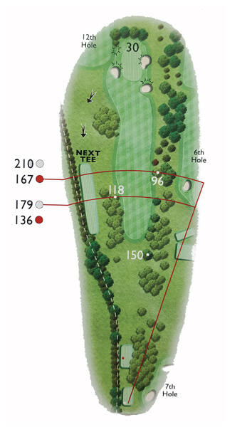 Kingsthorpe Golf Club Course Planner Hole 11