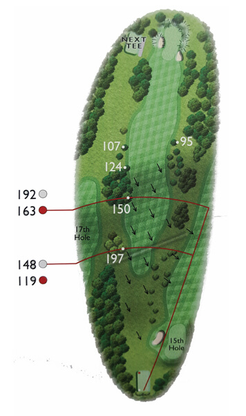 Kingsthorpe Golf Club Course Planner Hole 16